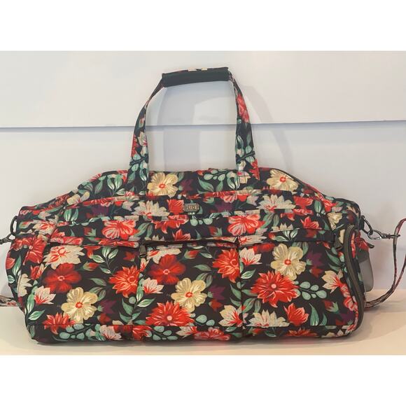 Lug Life Bloom Revival Airbus 2 Large Bag Carrier Floral Weekender Bag - Picture 1 of 12